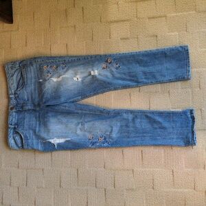 Democracy Artisan Crafted Embroidered Jeans